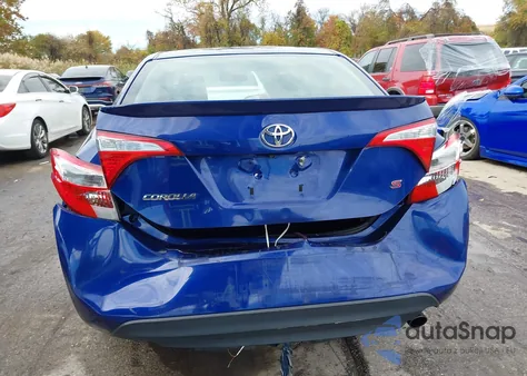 2016 Toyota Corolla S Plus from USA, damaged, VIN 2T1BURHE4GC734920